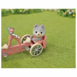 Sylvanian Families Maisons De Poupées*Les frères et sœurs husky et leur tandem