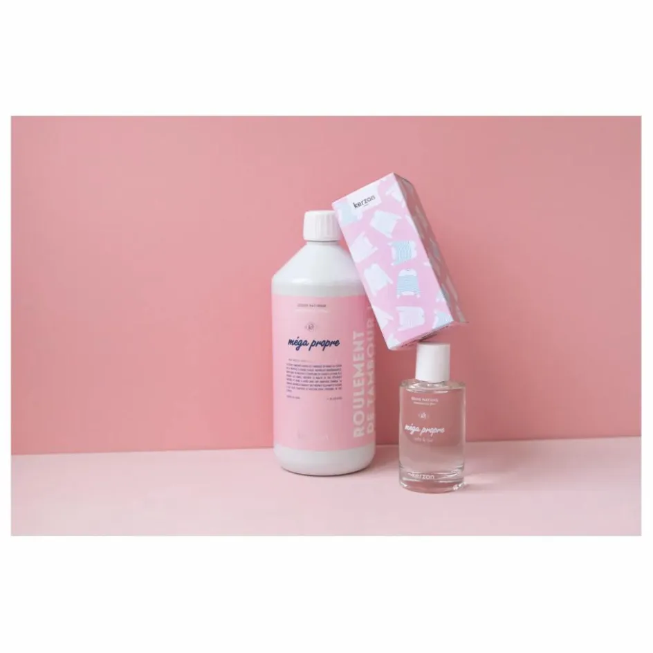 Online Kerzon Lessive parfumée Méga propre - 1000 ml Blanc