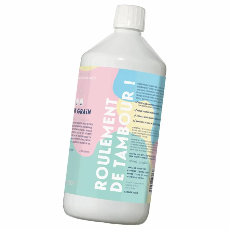 Online Kerzon Lessive parfumée Petit Grain - 1000 ml Transparent