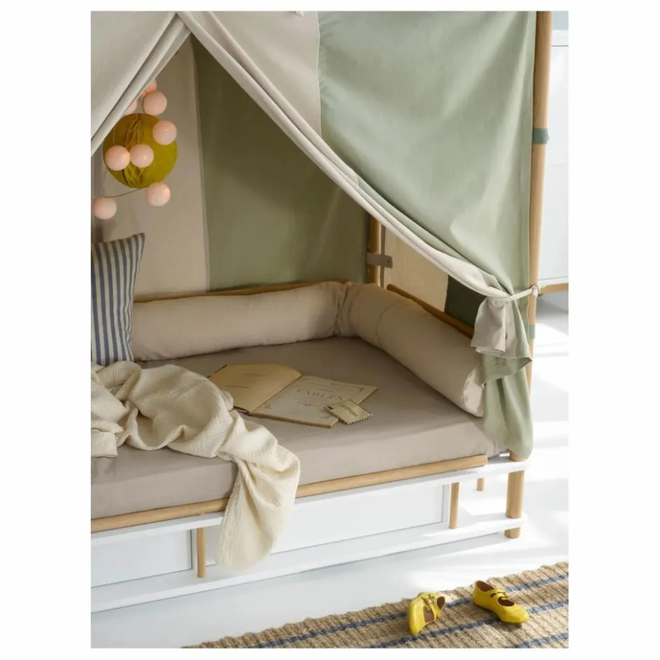 Oliver Furniture Lit à baldaquin Camp en|Enfant Lits, Matelas Enfant