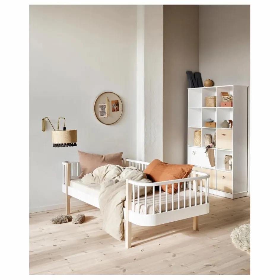 Sale Lit banquette Wood 90x200 cm en chêne Enfant Lits, Matelas Enfant