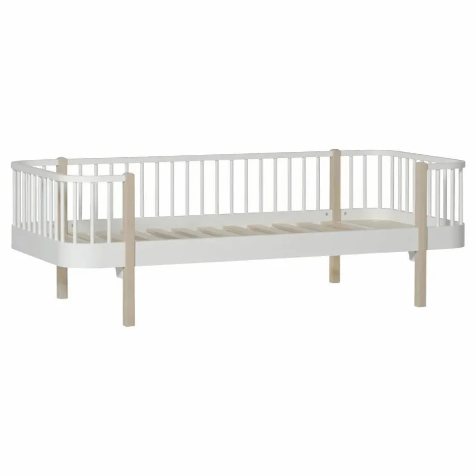 Sale Lit banquette Wood 90x200 cm en chêne Enfant Lits, Matelas Enfant