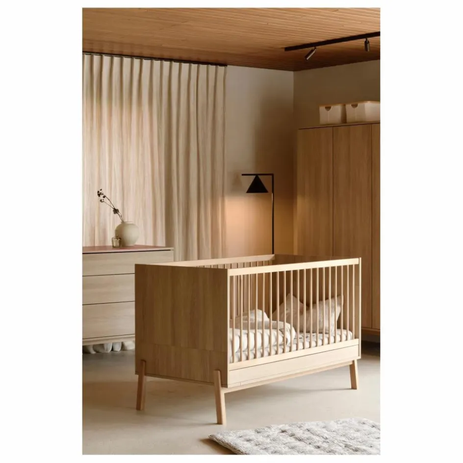 Quax Lit bébé Ashi 60x120 cm || Lits À Barreaux|Lits Bébé
