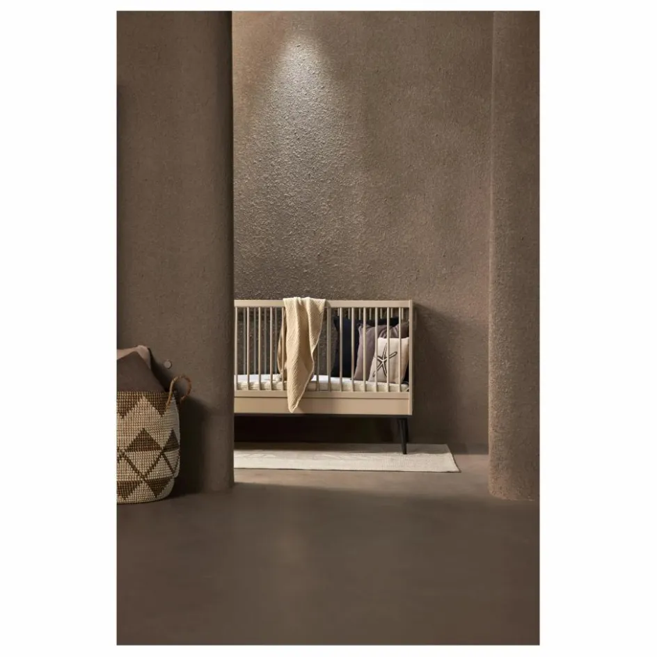 Quax Lit bébé Flow 60x120 cm | Stone