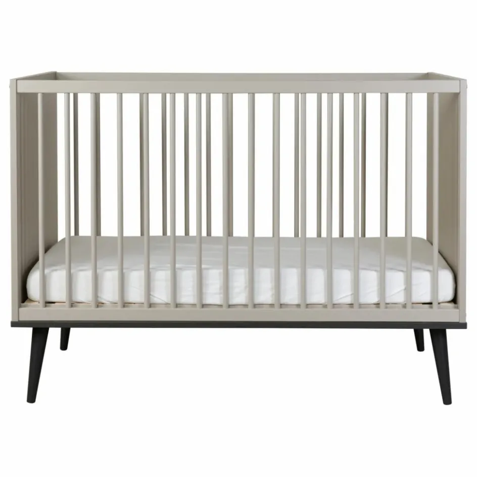 Quax Lit bébé Flow 60x120 cm | Stone
