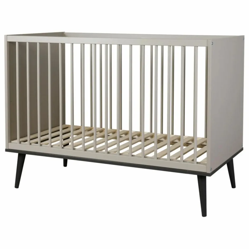Quax Lit bébé Flow 60x120 cm | Stone