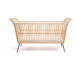 Discount Lit bébé Frederick en rotin - Liens coton Lits À Barreaux|Lits Bébé