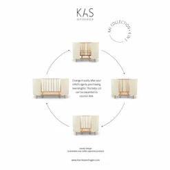 KAS Kopenhagen Lits Évolutifs|Lits Bébé*Lit bébé évolutif Kai |