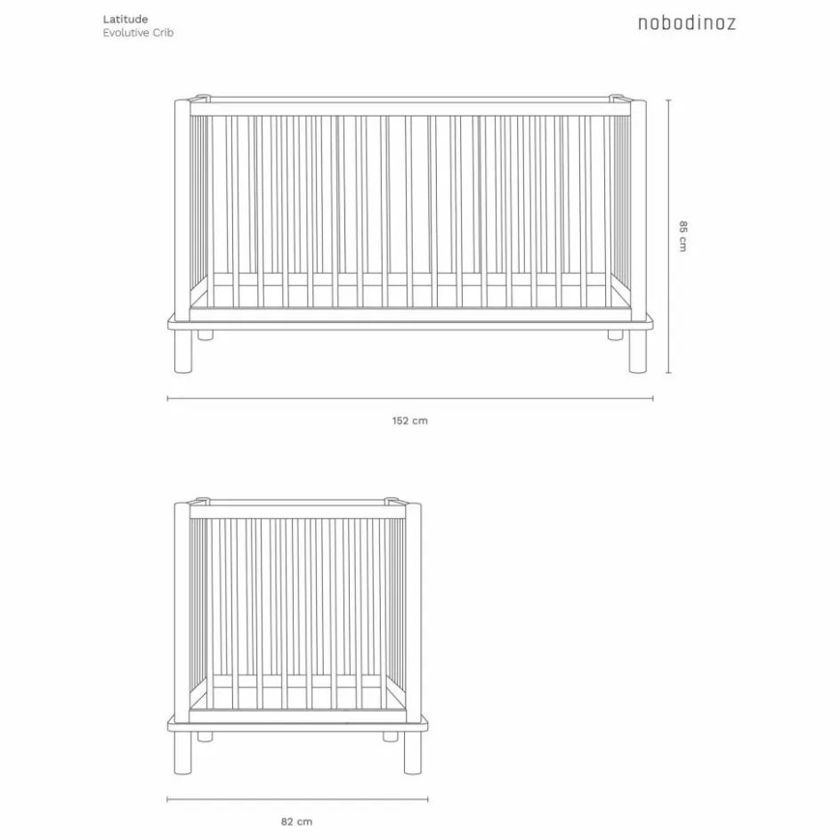 Sale Lit bébé évolutif 70x140 Latitude | Lits Évolutifs|Lits Bébé