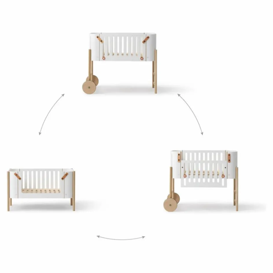 Oliver Furniture Lits Cododo|Lits Évolutifs*Lit Cododo Wood évolutif avec kit |