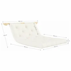 Karup Design Lit d'appoint Hooked 135x200 cm | Mocha
