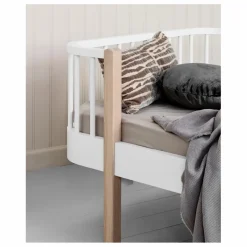 Oliver Furniture Lit junior banquette Wood 90x160 cm | Chêne