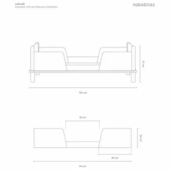Nobodinoz Lit Junior et set de 2 barrières Latitude | Chêne