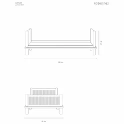 Nobodinoz Lit junior 70x140 Latitude ||Enfant Lits, Matelas Enfant