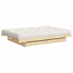 Hot Lit Kanso en bois avec tiroirs Lits, Tables De Chevet