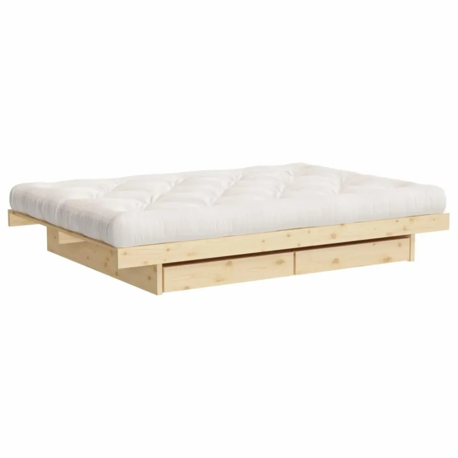 Hot Lit Kanso en bois avec tiroirs Lits, Tables De Chevet