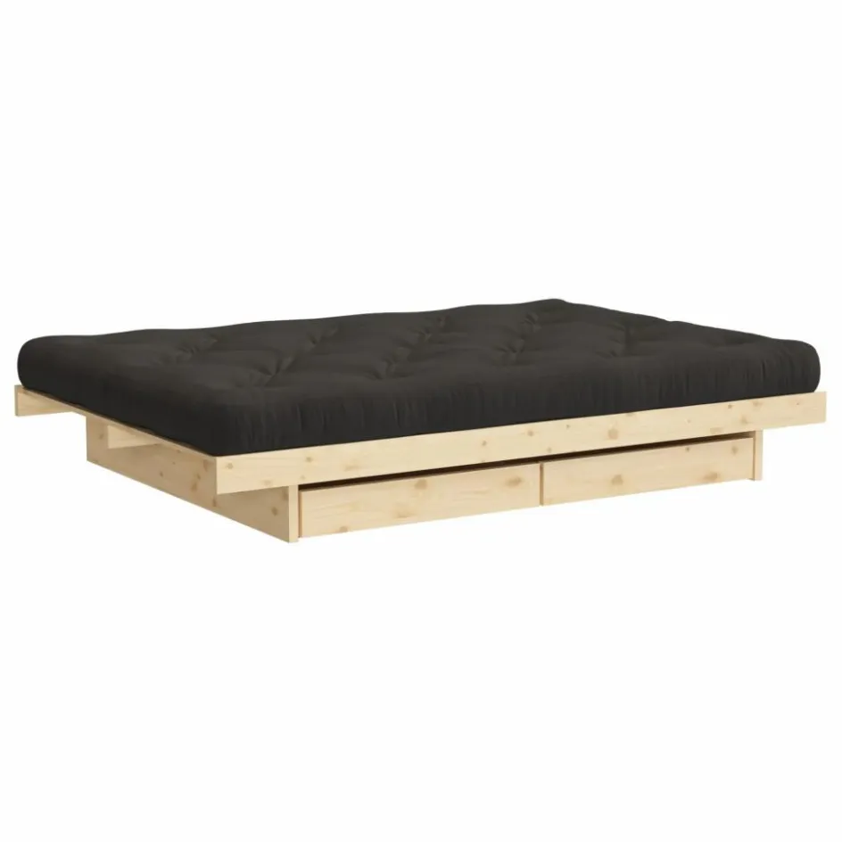 Hot Lit Kanso en bois avec tiroirs Lits, Tables De Chevet