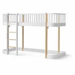Enfant Oliver Furniture Lits, Matelas Enfant*Lit mezzanine mi-haut Wood Original 90x200 cm |