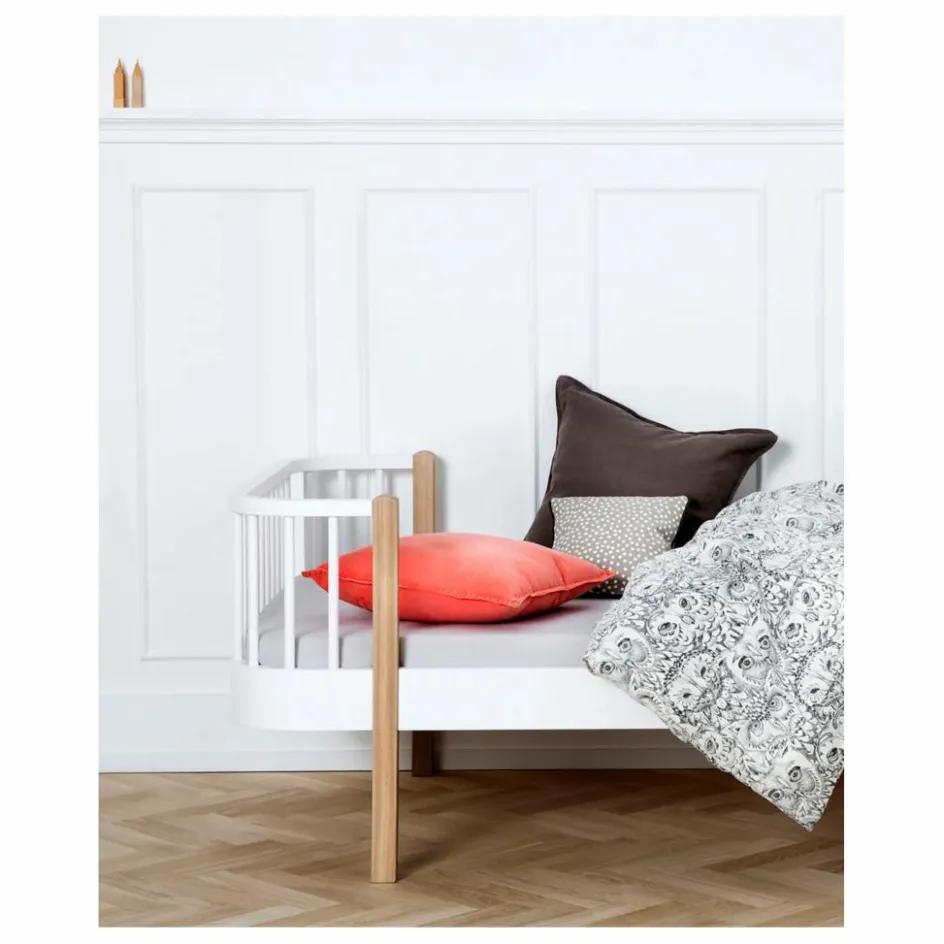 Oliver Furniture Lit Wood 90x200 cm en chêne|Enfant Lits, Matelas Enfant