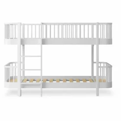 Clearance Oliver Furniture Lits superposés mi-haut Wood original | Blanc