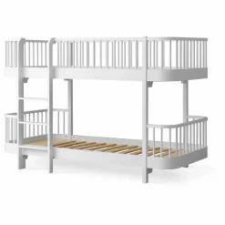 Clearance Oliver Furniture Lits superposés mi-haut Wood original | Blanc