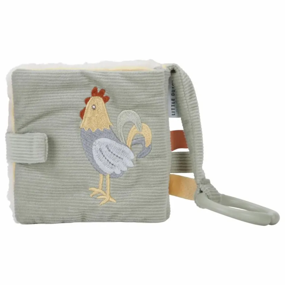 Discount Little Dutch Livre d'activités pour poussette - Little Farm | Vert