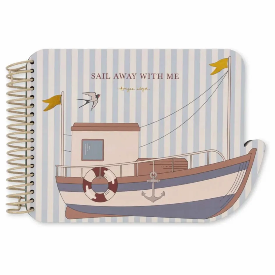 Discount Konges Sløjd Livre de coloriage magique Rock my boat | Bleu