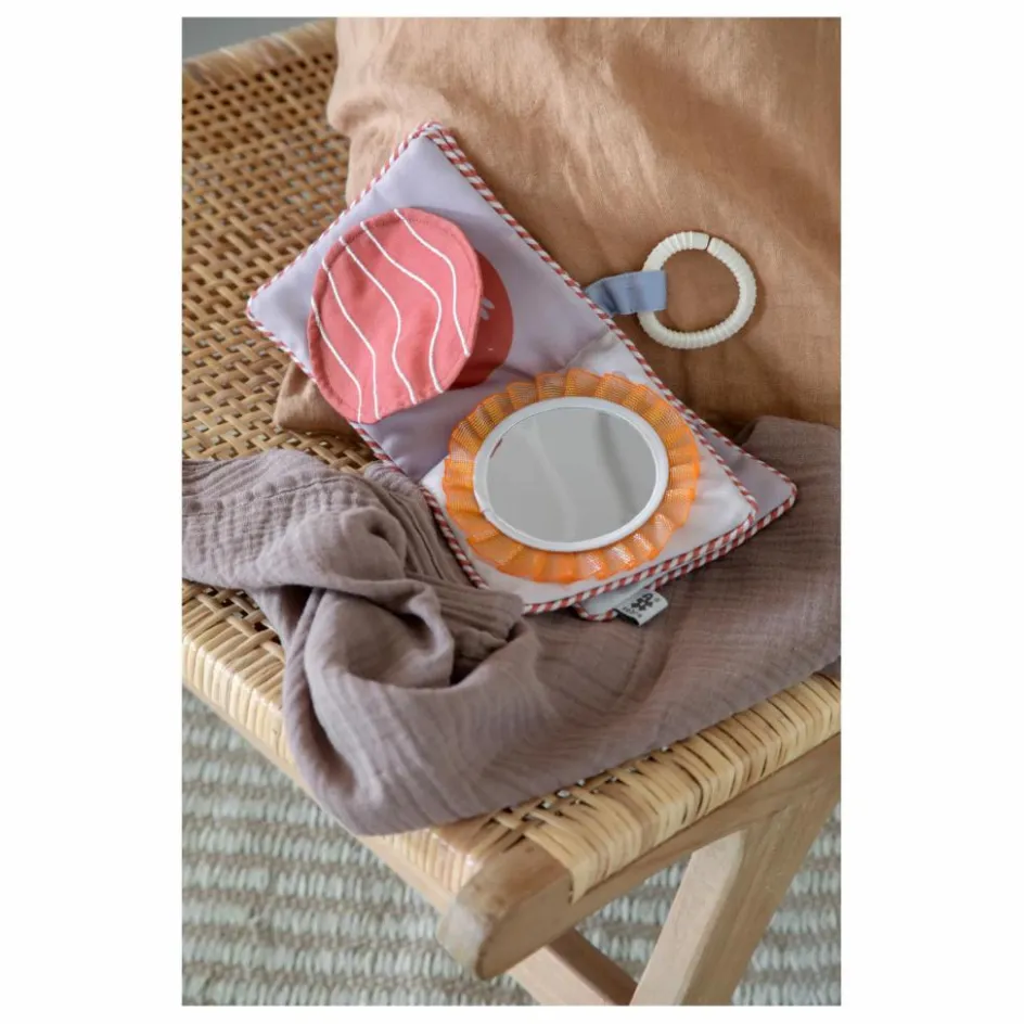 New Sebra Livre doudou d'activités Teeny Toes Multicolore