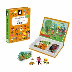 Clearance Janod Livre magnétique 4 saisons Magnéti'book - 115 magnets Multicolore