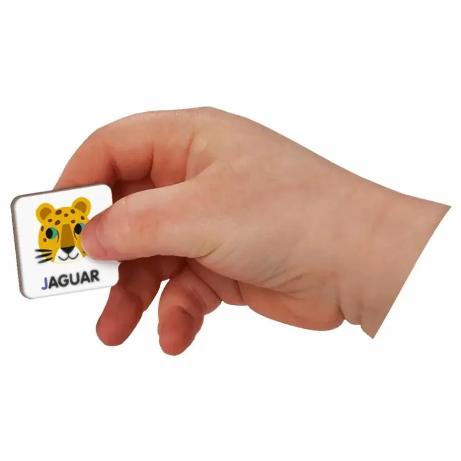 Janod Jeux Éducatifs*Livre magnétique alphabet Magnéti'book - 131 magnets
