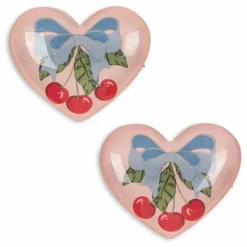 Konges Sløjd Lot 2 Barrettes Cœurs ||Enfant Accessoires De Mode