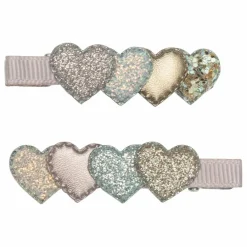 Outlet Lot 2 Barrettes Cœurs | Enfant Accessoires De Mode
