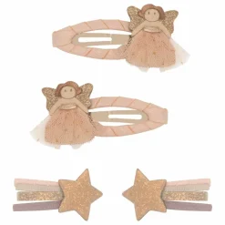 Hot Mimi & Lula Lot 4 Barrettes Fée | Rose