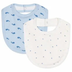 Petit Bateau Bavoirs, Langes*Lot 2 Bavoirs Beryl Coton Bio |