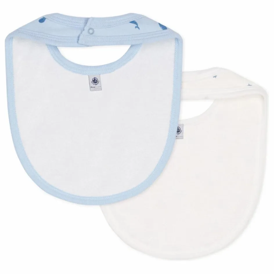Petit Bateau Bavoirs, Langes*Lot 2 Bavoirs Beryl Coton Bio |