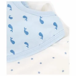 Petit Bateau Bavoirs, Langes*Lot 2 Bavoirs Beryl Coton Bio |