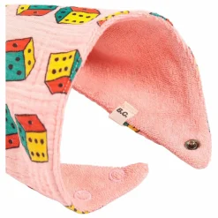 Outlet Bobo Choses Lot 2 Bavoirs Dés Gaze de Coton Bio | Rose