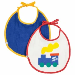 Bobo Choses Bavoirs, Langes*Lot 2 Bavoirs Train Gaze de Coton Bio |