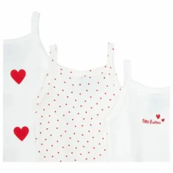 Petit Bateau Lot 3 Bodies à Bretelles Coton Bio || Premières Tenues|Combinaisons Et Bodies