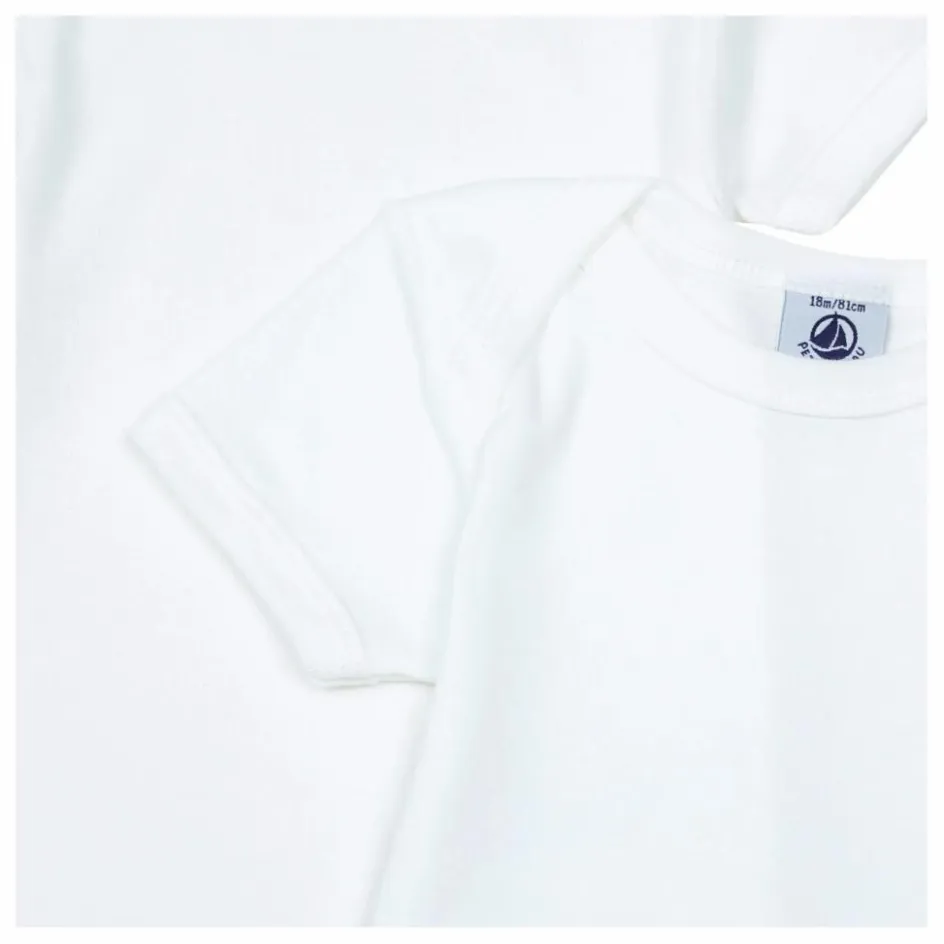 Petit Bateau Premières Tenues|Pyjamas Et Bodies*Lot 2 Bodies Coton Bio |