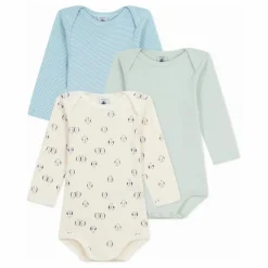 Petit Bateau Lot 3 Bodies Oiseaux || Bodies, Combinaisons|Pyjamas Et Bodies