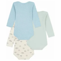 Petit Bateau Lot 3 Bodies Oiseaux || Bodies, Combinaisons|Pyjamas Et Bodies
