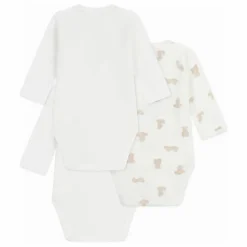 Petit Bateau Lot 3 Bodies Oursons Coton Bio || Bodies, Combinaisons|Pyjamas Et Bodies