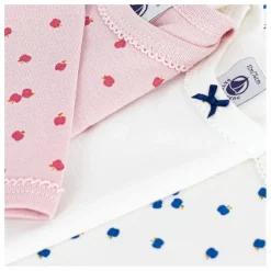 Outlet Lot 3 Bodies Pommes Coton Bio | Pyjamas Et Bodies|Premières Tenues