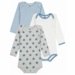 Petit Bateau Lot 3 Bodies Rayés || Bodies, Combinaisons|Pyjamas Et Bodies