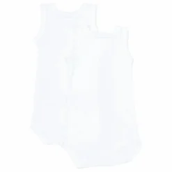 Hot Lot 2 Bodies Sans Manche Coton Bio | Premières Tenues|Pyjamas Et Bodies