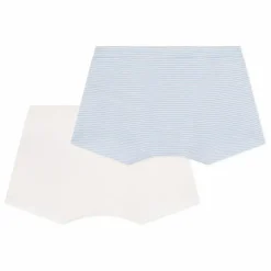 Petit Bateau Lot 2 Boxers Rayés Coton Bio ||Enfant Nuit, Sous-Vêtements