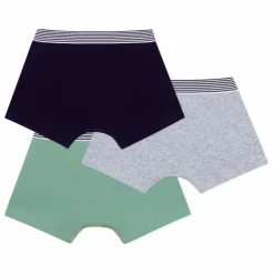 Petit Bateau Lot 3 Boxers Unis ||Enfant Nuit, Sous-Vêtements|Nuit, Sous-Vêtements