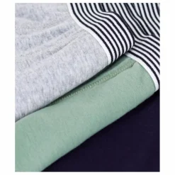Petit Bateau Lot 3 Boxers Unis ||Enfant Nuit, Sous-Vêtements|Nuit, Sous-Vêtements