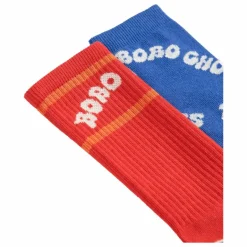 Online Bobo Choses Lot 2 Chaussettes Bobo Coton Bio | Rouge